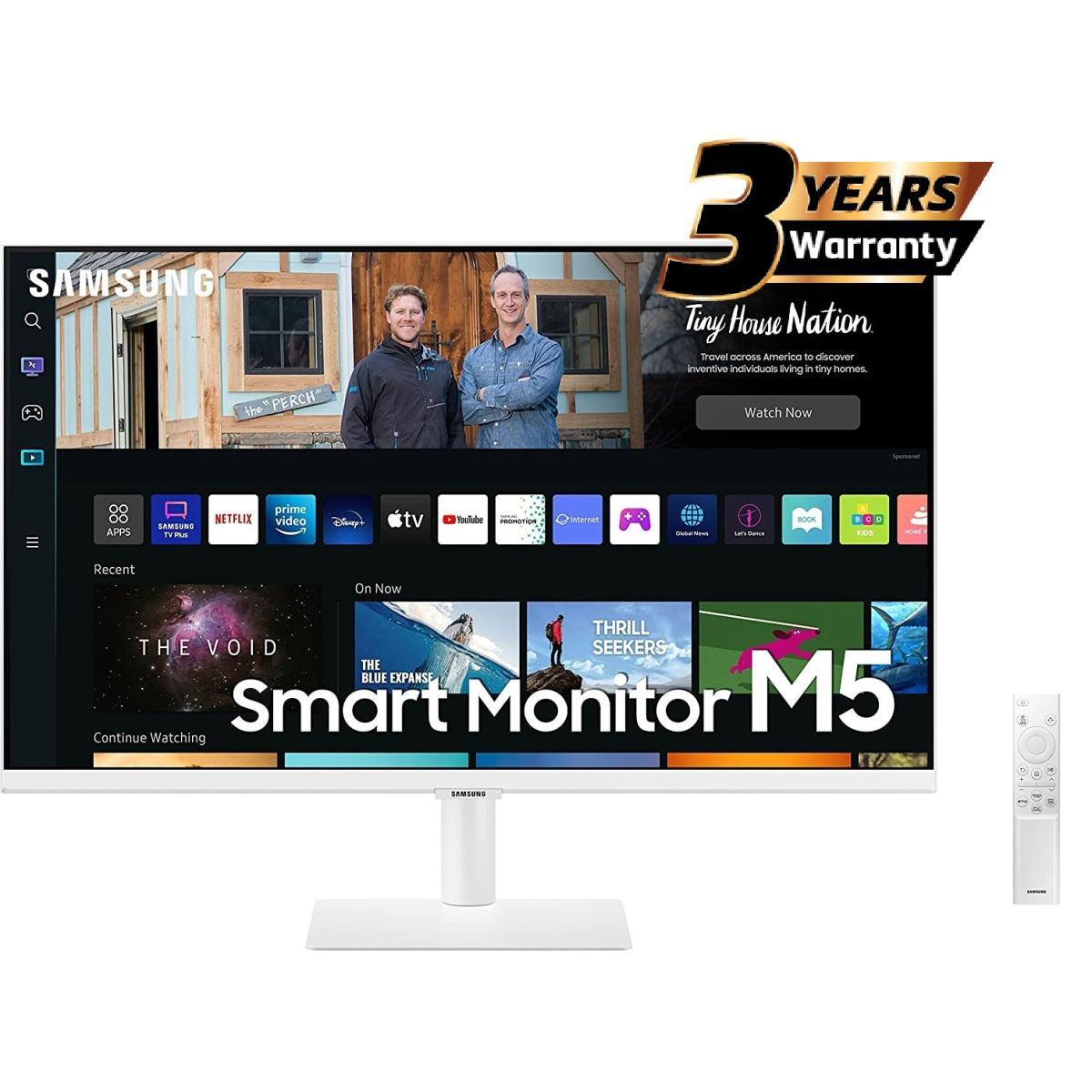 Samsung 32" Smart Monitor M5 (White)