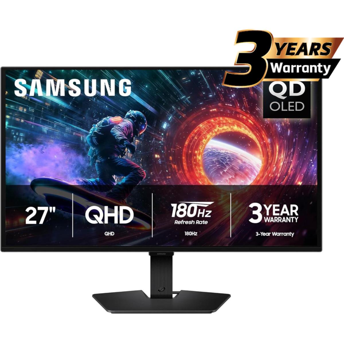 Samsung Odyssey OLED G5 (FG502S) 27" Gaming Monitor | 2K QHD 180Hz OLED | 0.03ms Response