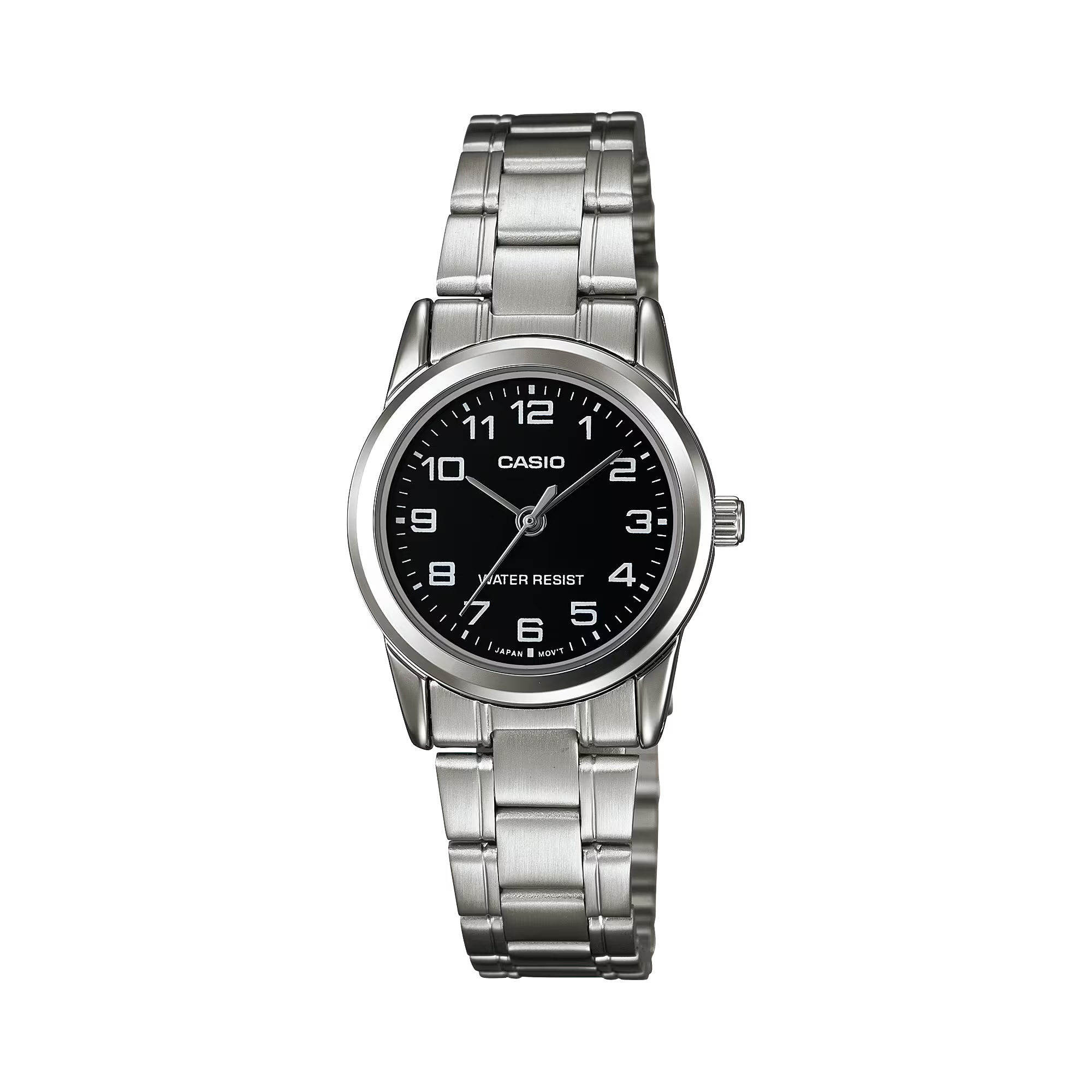 CASIO Women's Water Resistant Stainless Steel Analog Watch LTP-V001D-1B