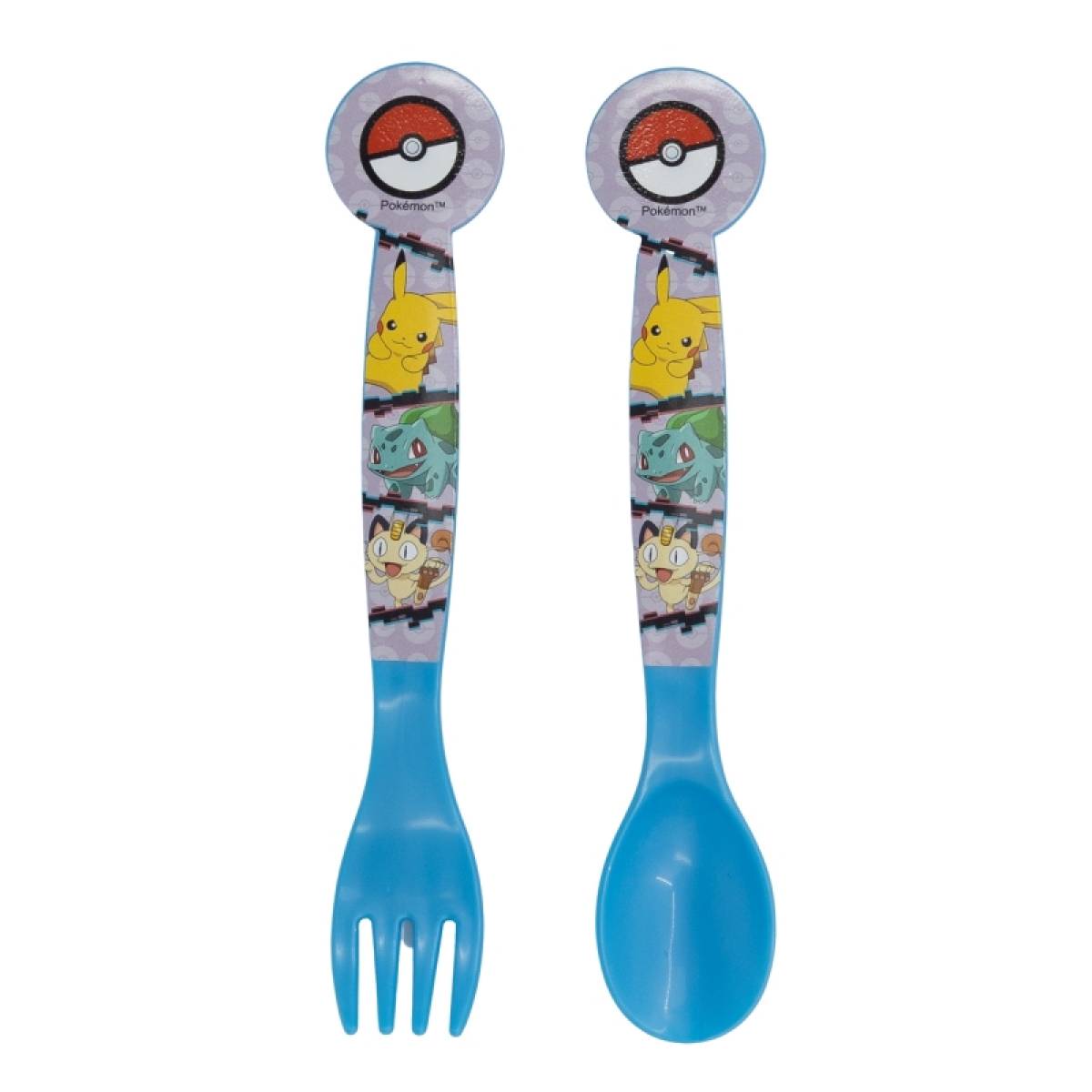 STOR 2 Pcs PP Cutlery Set Polybag Pokemon Distorsion