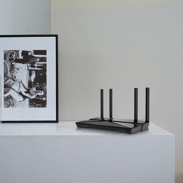 TP-Link AX1800 Dual-Band Gigabit Wi-Fi 6 Router USB - Black