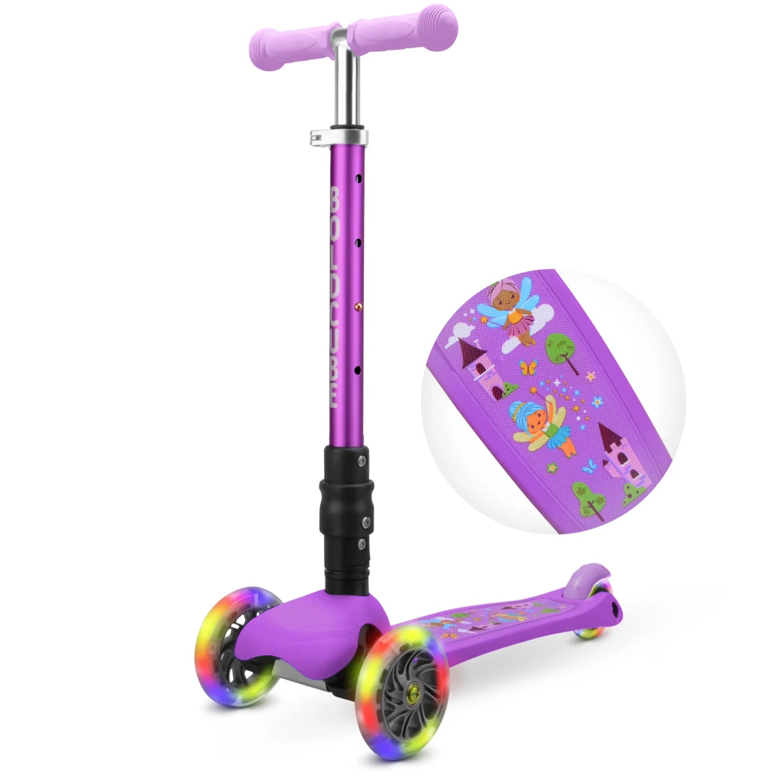Boldcube – Teeny Fold Scooter for Kids 3-8 | Fairytale Lilac