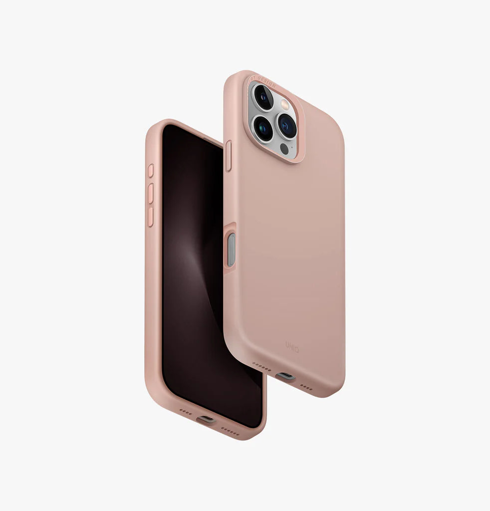 UNIQ HYBRID iPhone 16 Pro MagClick LINO HUE Case – Blush