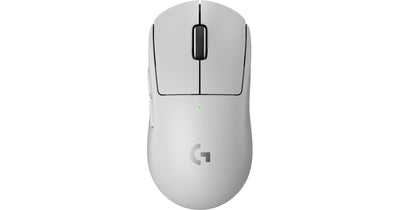 Logitech G PRO X SUPERLIGHT 2 LIGHTSPEED Wireless Gaming Mouse, Lightweight, LIGHTFORCE Hybrid- White – 910-006639