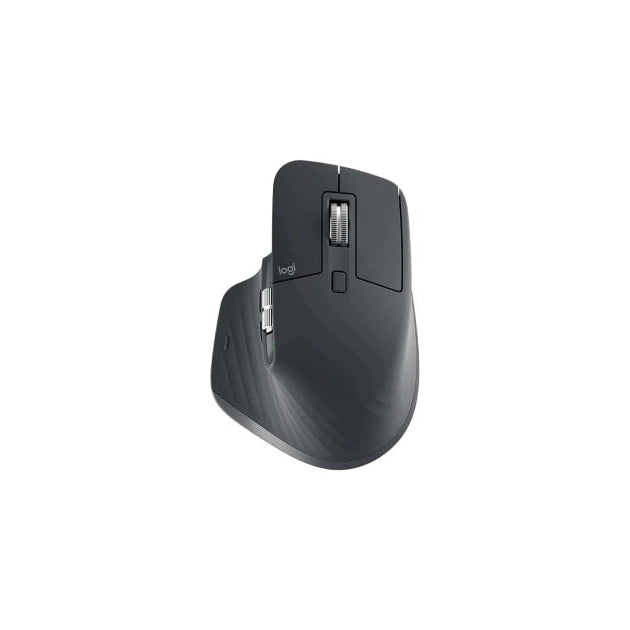 Logitech MX Master 3S Wireless Performance Mouse w/ Ultra-fast Scrolling Ergo 8K DPI Track on Glass Quiet Clicks USB-C -Graphite – 910-007501