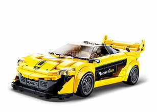 Sluban English Super Car Yellow M38-B0956 - 283 Pieces Building Set