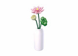 Sluban Pleyerid Lotus Building Set - 258 Pieces | Educational Flower Bricks