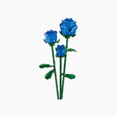 Sluban PLEYERID Blue Rose 238PCS - Creative Building Set for Kids 10+