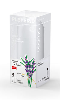 Sluban Pleyerid Flowers Lavender Building Set - 258 Pieces