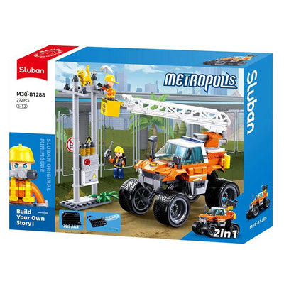 Sluban 2-in-1 Rescue Vehicle Building Set 272 Pieces | Ages 6+