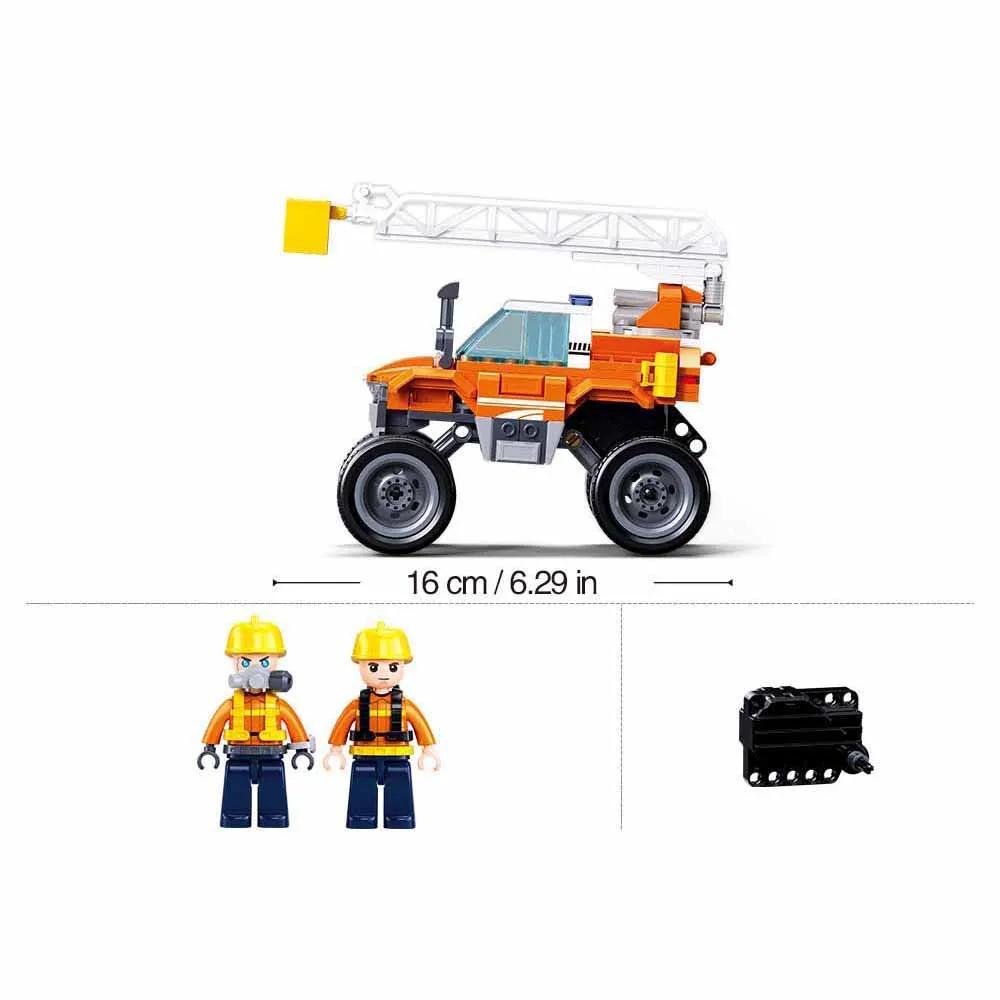 Sluban 2-in-1 Rescue Vehicle Building Set 272 Pieces | Ages 6+