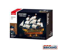 Sluban مجموعة بناء سفينة HMS Victory الشراعية، 1056 قطعة، مقياس 1:200 | M38-B1552