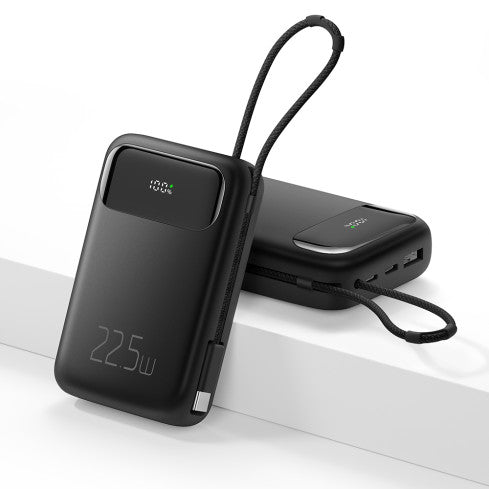 MCDODO 10000mAh Power Bank with PD & QC and Built in Cable