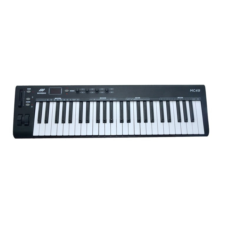 Moreno MIDI Controller 49 Keyboard - Black