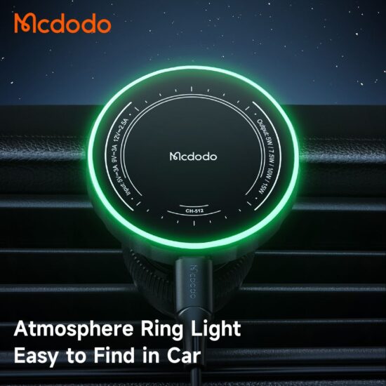 MCDODO 15W Wireless Charger and Cooler Valve Holder Innovative Design