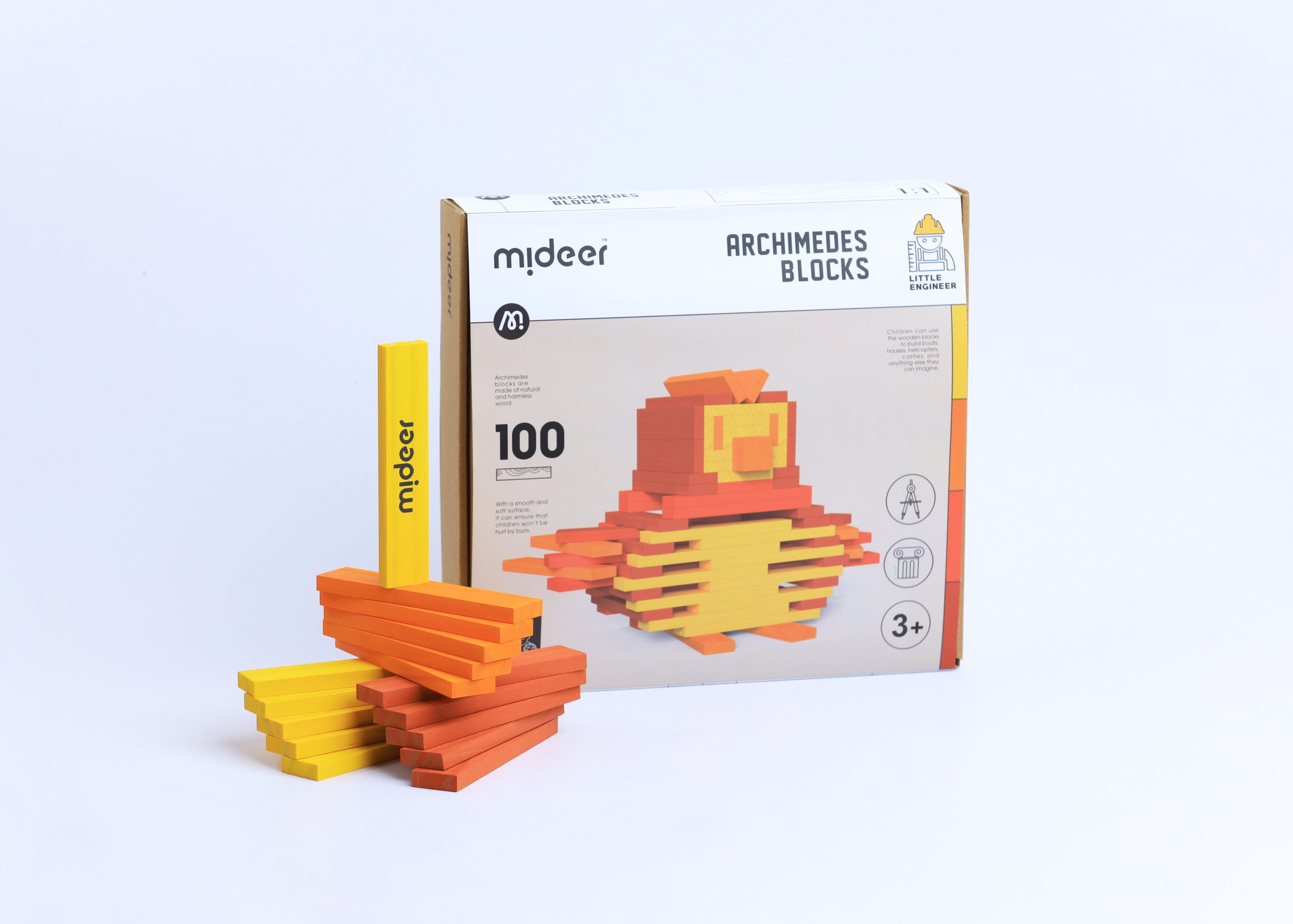 Mideer City Blocks – Warm Color