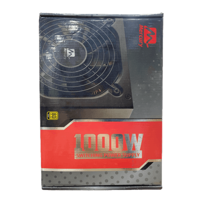 MERCURY POWER SUPPLY M1000-GSM 1000W 80 Plus Gold Certified ***CPU(4+4) x 1 Only