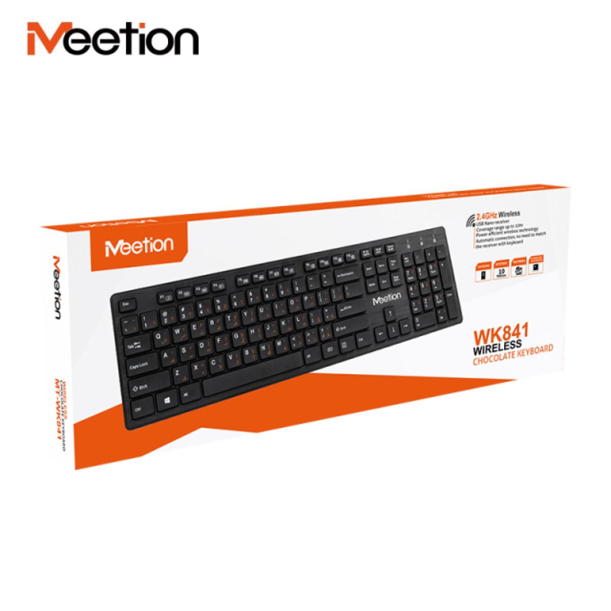 MeeTion Slim 2.4G Wireless Computer Keyboard