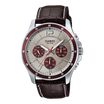 Casio Men Leather Watch MTP-1374L-7A1