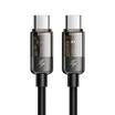 Mcdodo 100W USB C to USB C Cable with Auto Power Off Feature - Black