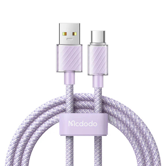 Mcdodo USB-A to USB-C Cable 1.2M - Dichromatic Series-Purple