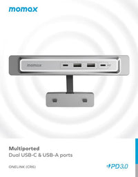 Momax 4 Port USB Extender for Tesla Model 3/Y