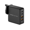 Momax ONEPLUG 100W 4 Port GaN Charger Fast & Efficient - Black