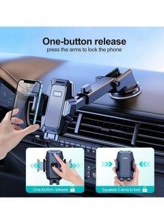 Joyroom Mechanical Car Phone Holder Mount Stylish Design - Black