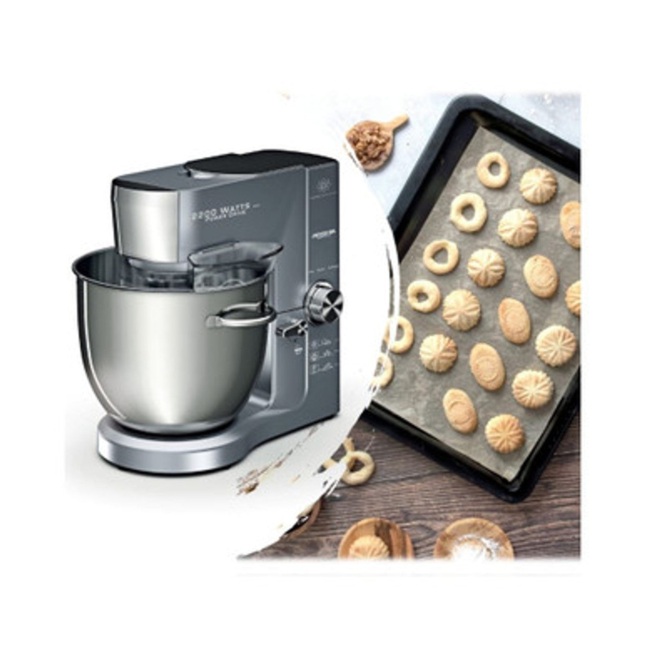 Arshia Planetary Stand Mixer 10L 8 Speeds + 3 Attachments