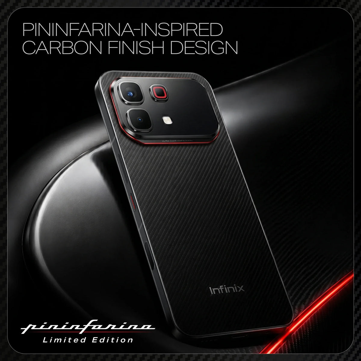 Infinix Note 60 Pro Ferrari Design – 12GB RAM, 256GB