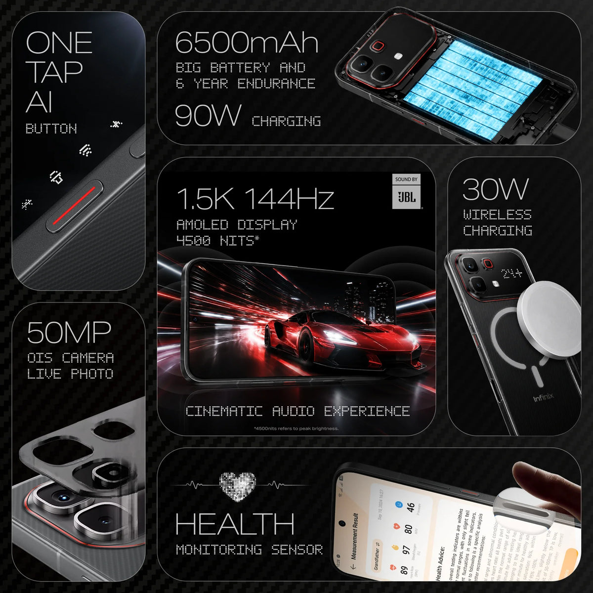 Infinix Note 60 Pro Ferrari Design – 12GB RAM, 256GB