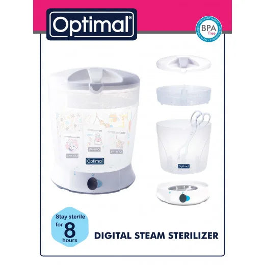 Optimal Digital Steam Sterilizer – New & Safe for Babies