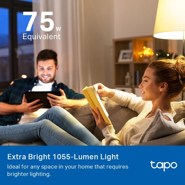 Tapo L535E Smart WiFi Light Bulb  With 1055 lumens, Multicolor