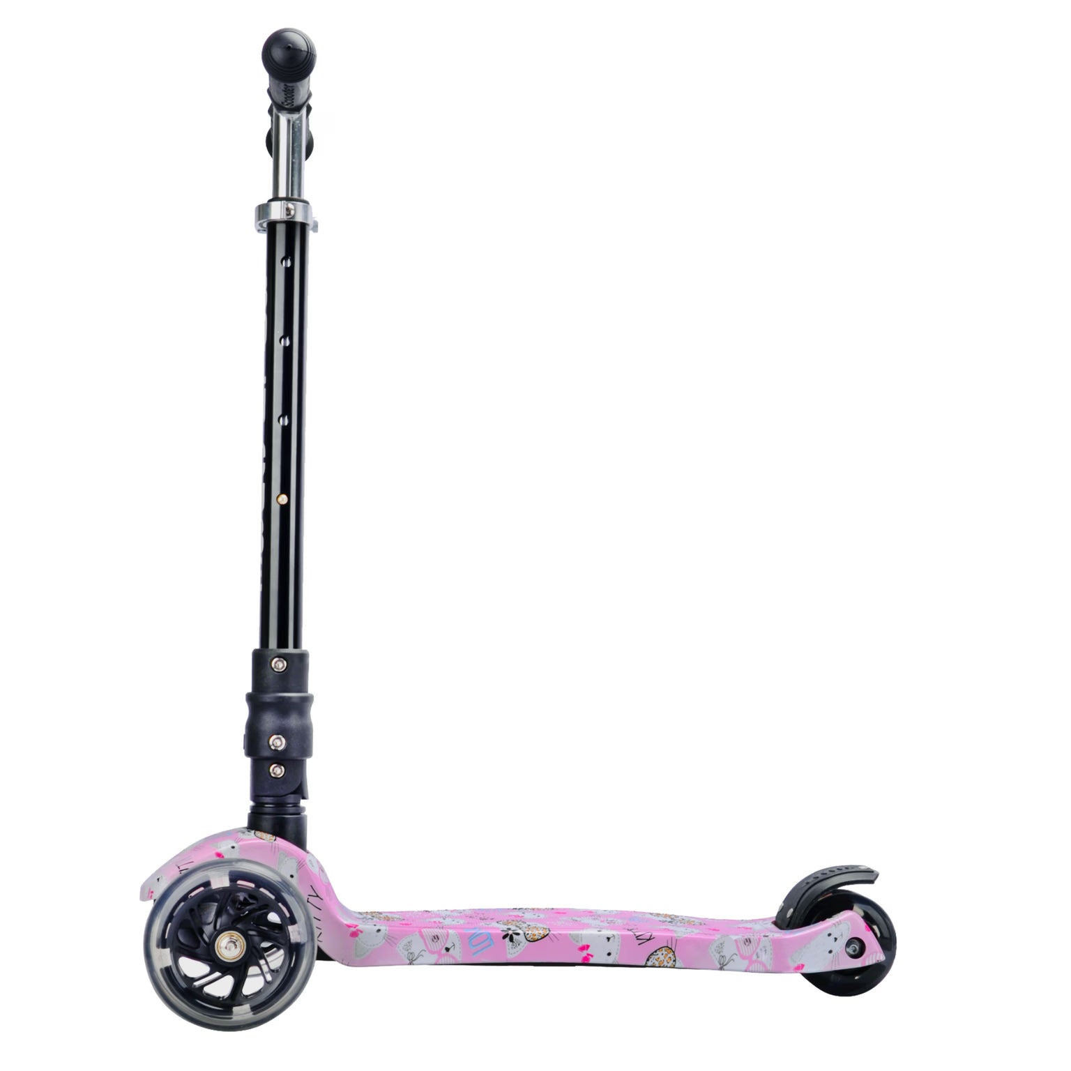 Boldcube Big 3-Wheel Scooter – Kitty Love, Age 5-10