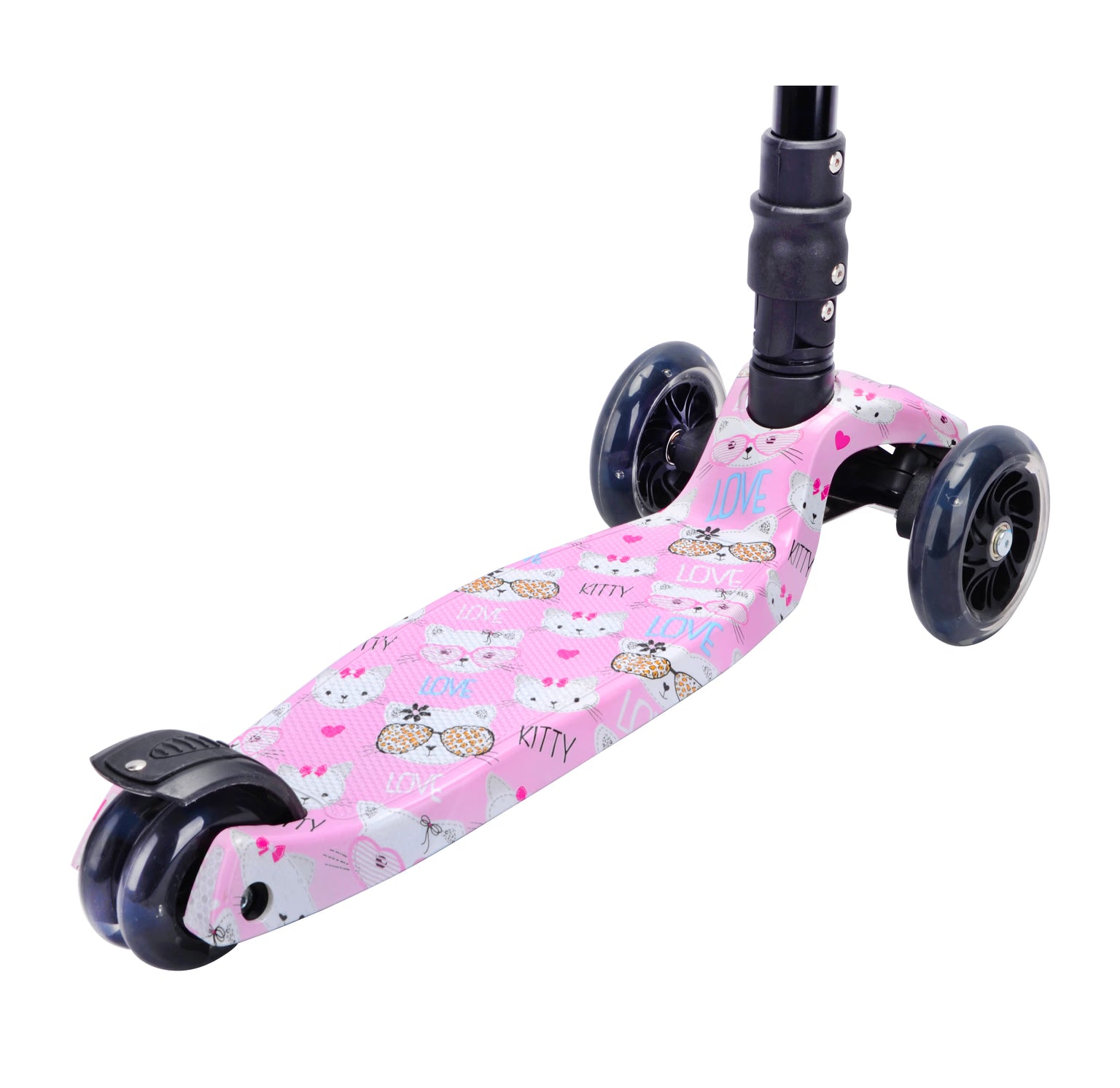 Boldcube Big 3-Wheel Scooter – Kitty Love, Age 5-10