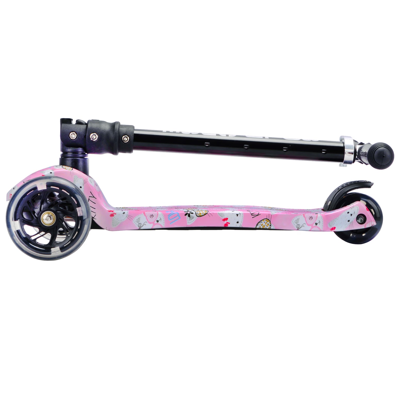 Boldcube Big 3-Wheel Scooter – Kitty Love, Age 5-10