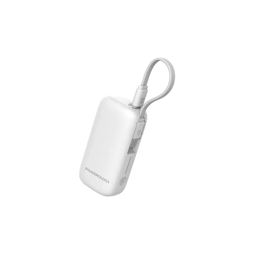 Powerology 5000mAh Mini Power Bank with PD 20W Fast Charge