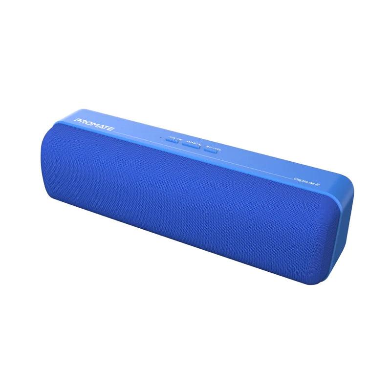 PROMATE Capsule 2 Portable Speaker with CrystalSound HD Audio - Blue