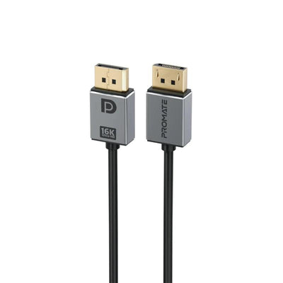 PROMATE DPLink 16K DisplayPort Cable 16K@60Hz 2m - Grey