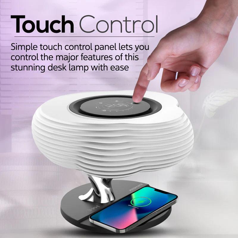 PROMATE HomeCloud 3 in 1 Wireless Speaker LED & Charger 
