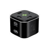 PROMATE PowerCube PD80 80W Quick Multi Port Charger - Black