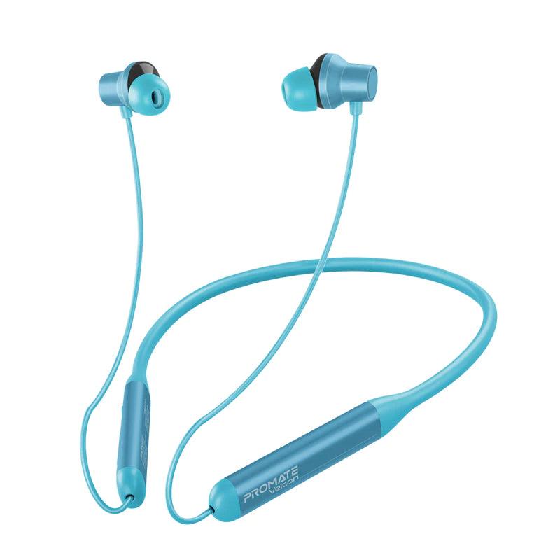 PROMATE Velcon Wireless ANC Earphones Pure Sound & Comfort - Blue