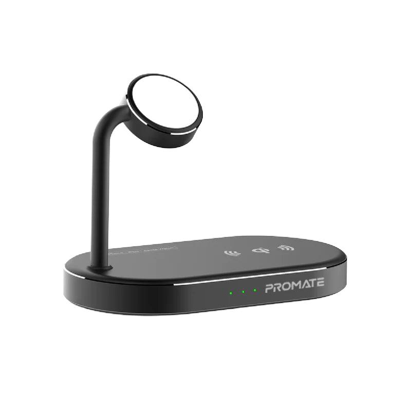 PROMATE WavePower Multi Device 15W Wireless Charging Dock - Black