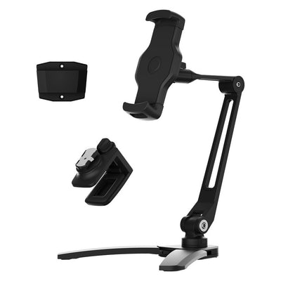Powerology Adjustable Long Arm 360° Rotatable Suction Phone Holder - Black
