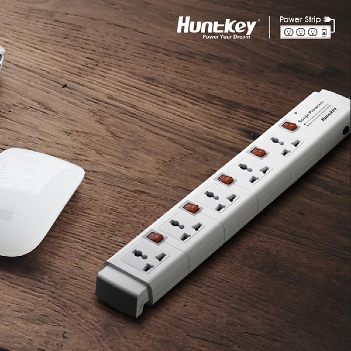 Huntkey 5-Outlets Power Strip with 3m Cable