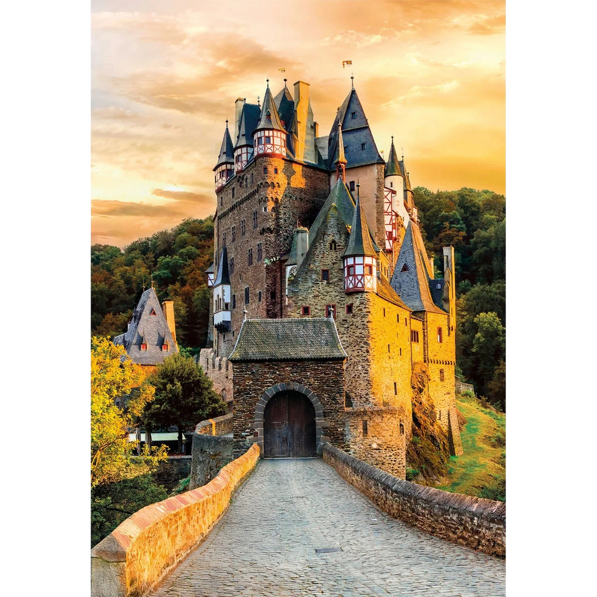 Clementoni Golden Hour AT Eltz Castle Jigsaw Puzzle – 1000 Pieces