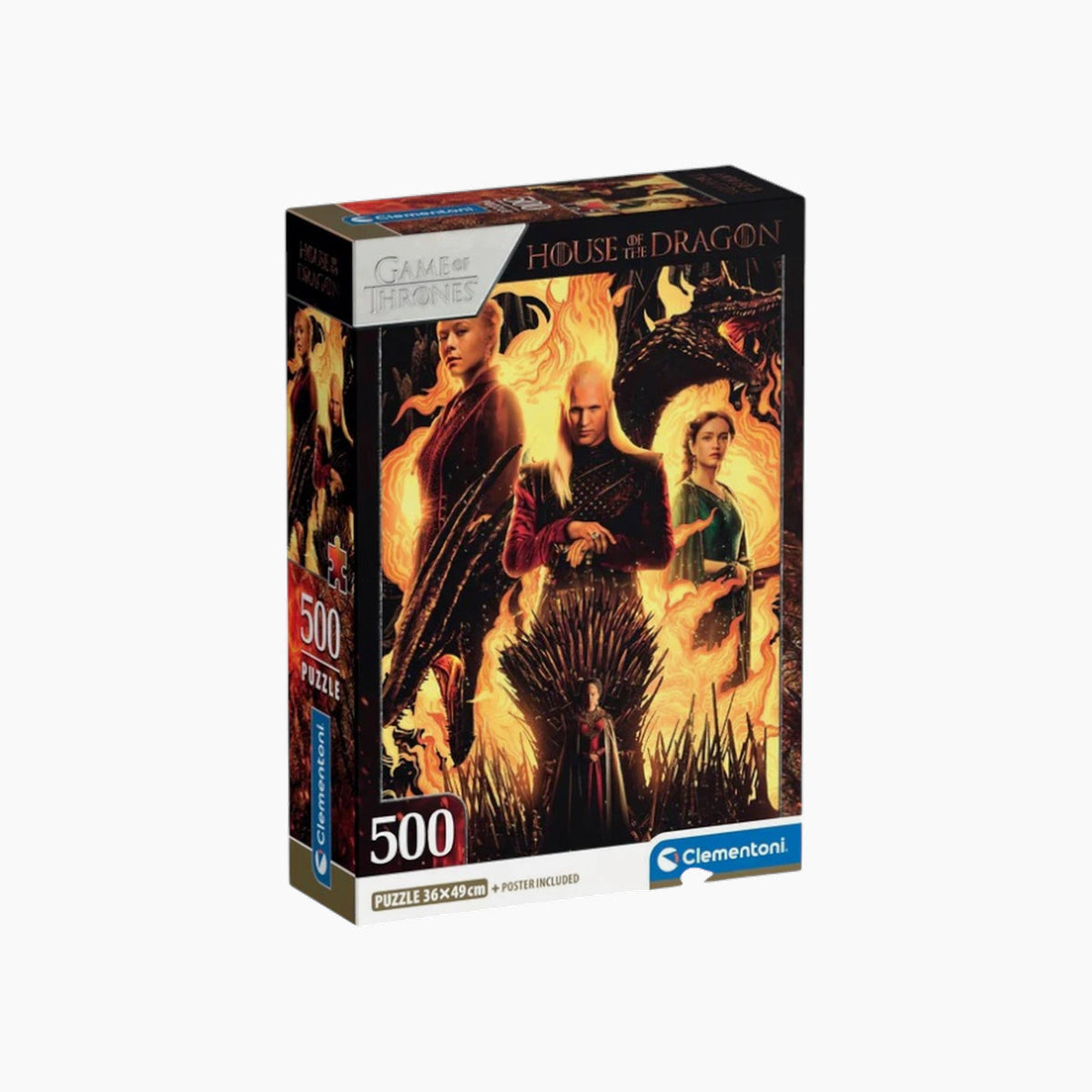 Clementoni House of Dragon Jigsaw Puzzle – 500 Pieces