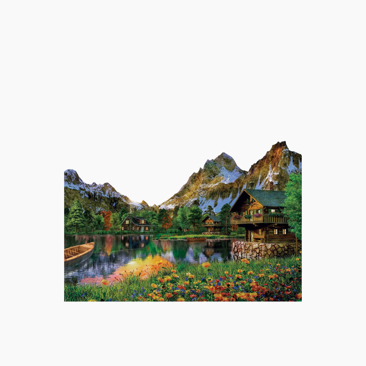 Clementoni Alpine Lake Jigsaw Puzzle – 6000 Pieces