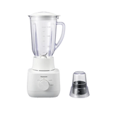 Panasonic MX-EX1081 Blender | 450W | 1.35L Glass Jar | PowerBlade | 2 Dry Mills | White