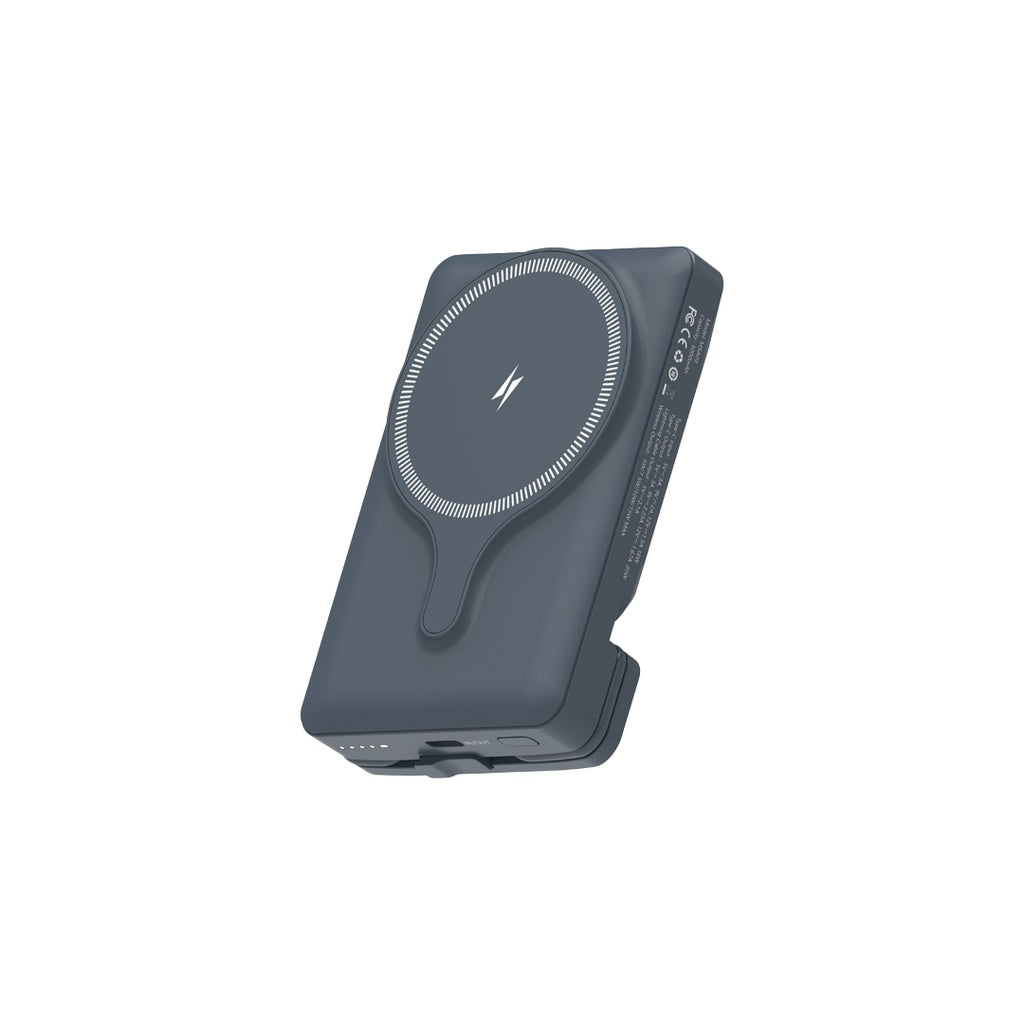 Powerology 5000mAh Magnetic Wireless Car Charger Mount